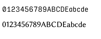 半角英数(Input Sans Condensed)と全角英数(源映ラテミン詰v2)